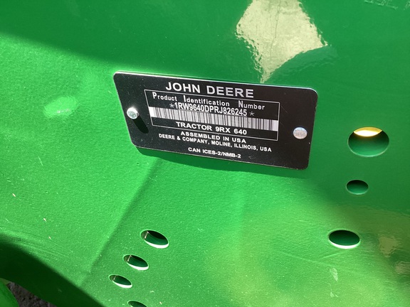 2024 John Deere 9RX 640 Tractor Rubber Track