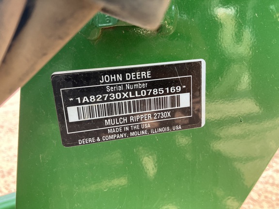 2020 John Deere 2730 Disk Ripper