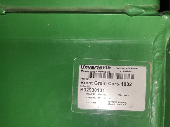 2014 Unverferth 1082 Grain Cart