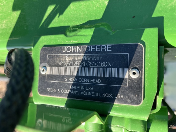 2020 John Deere 712FC StalkMaster Header Corn Head