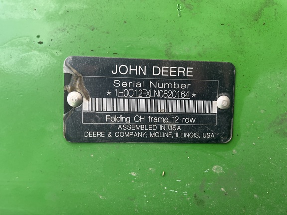 2022 John Deere C12F StalkMaster Header Corn Head