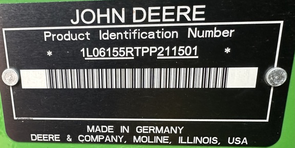 2023 John Deere 6R 155 Tractor