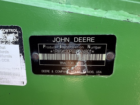 2011 John Deere 9630 Tractor 4WD