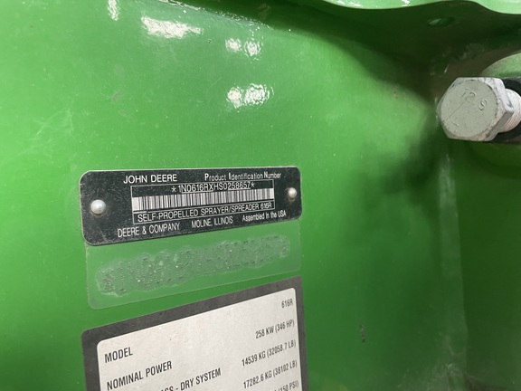 2025 John Deere 616R Sprayer/High Clearance