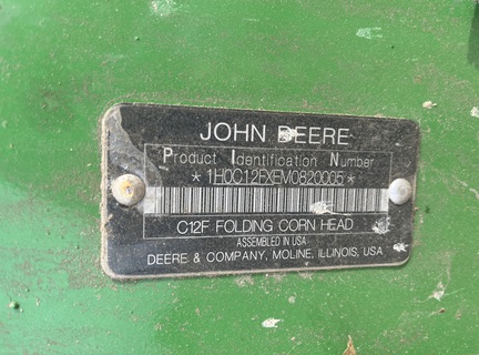 2022 John Deere C12F Header Corn Head