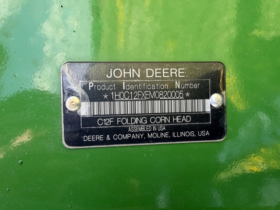2022 John Deere C12F StalkMaster Header Corn Head