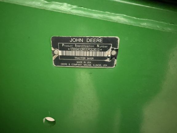 2012 John Deere 9410R Tractor 4WD