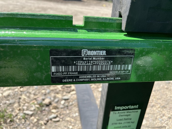 2025 Frontier AP12F Misc