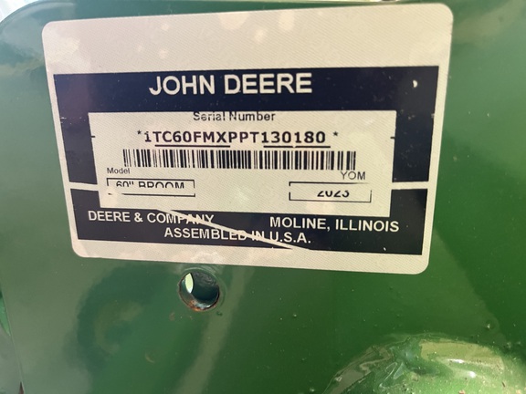 2023 John Deere 60" Broom L & G Attachment