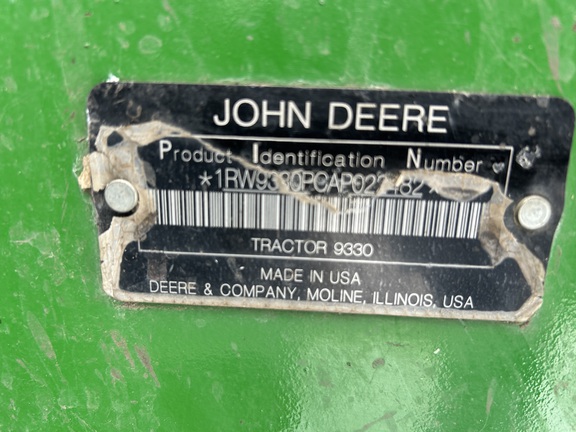 2010 John Deere 9330 Tractor 4WD