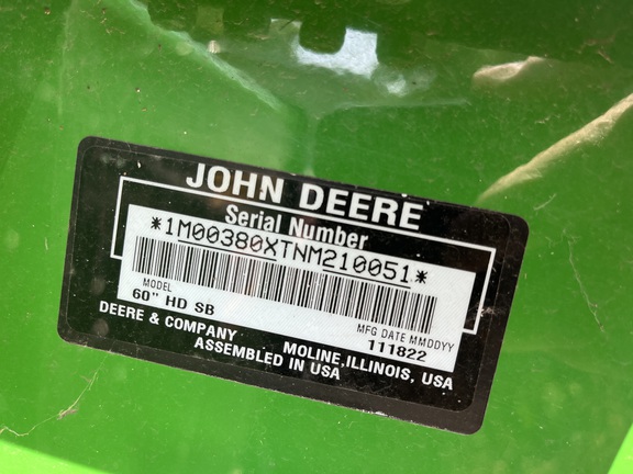 2023 John Deere 60" Snowblower L & G Attachment