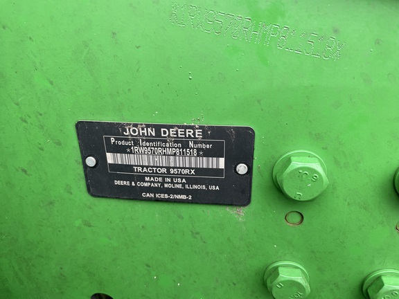 2021 John Deere 9570RX Tractor Rubber Track