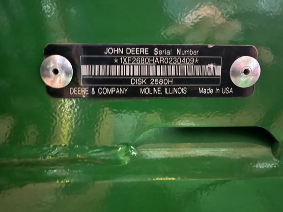 2024 John Deere 2680H Disk