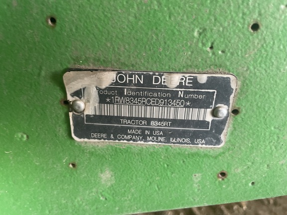 2014 John Deere 8345RT Tractor Rubber Track