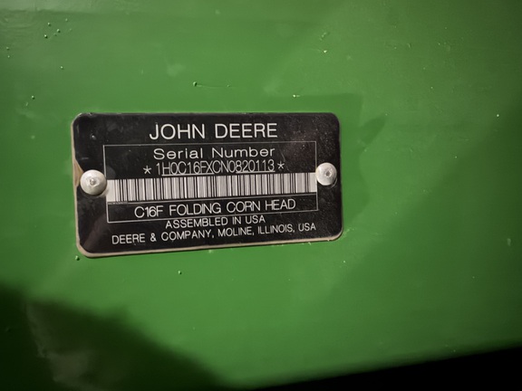 2022 John Deere C16F Header Corn Head