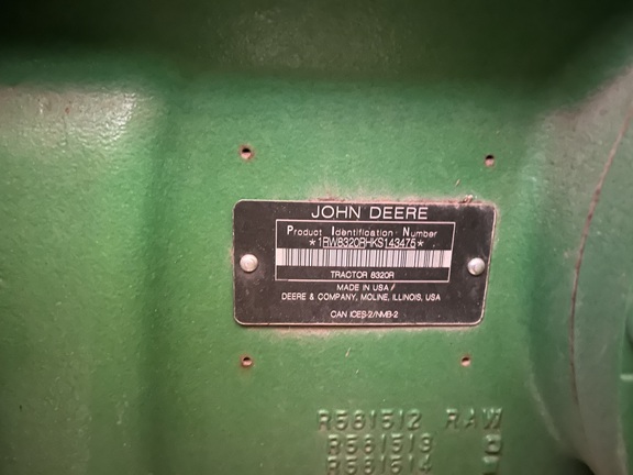 2019 John Deere 8320R Tractor
