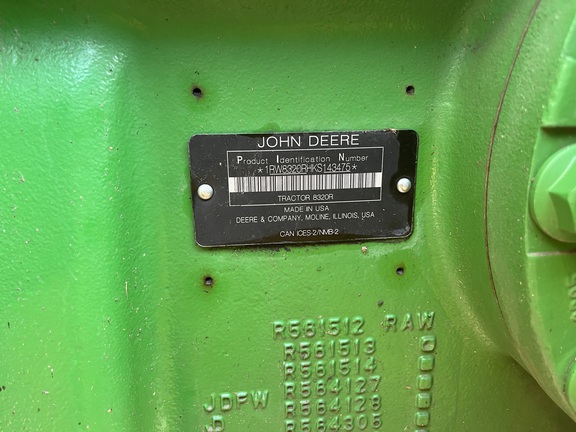2019 John Deere 8320R Tractor