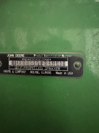 2008 John Deere 4830 Sprayer/High Clearance