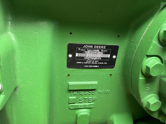 2021 John Deere 8R 370 Tractor