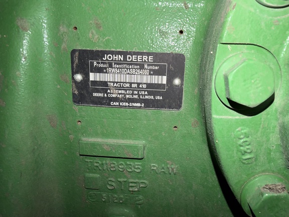 2025 John Deere 8R 410 Tractor