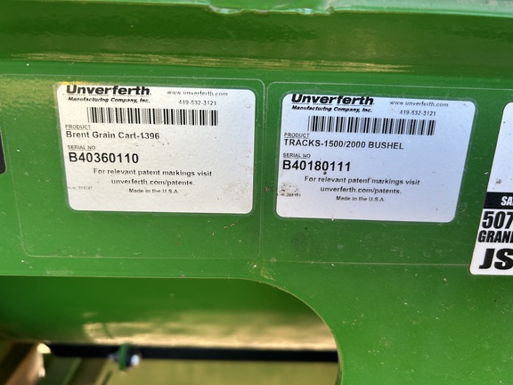 2021 Unverferth 1396 Grain Cart