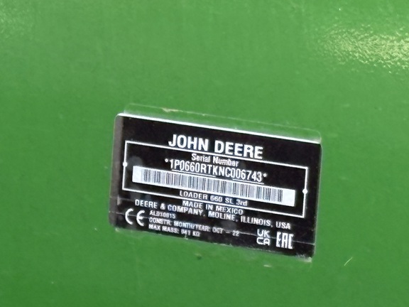 2024 John Deere 6R 155 Tractor