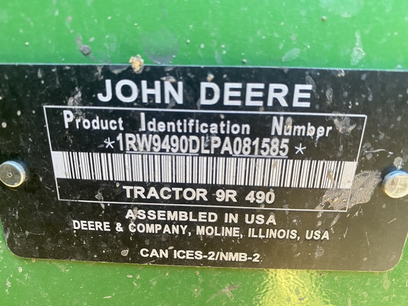 2023 John Deere 9R 490 Tractor 4WD