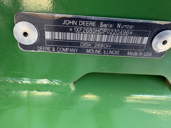 2023 John Deere 2680H Disk