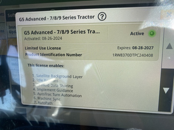 2024 John Deere 8R 370 Tractor