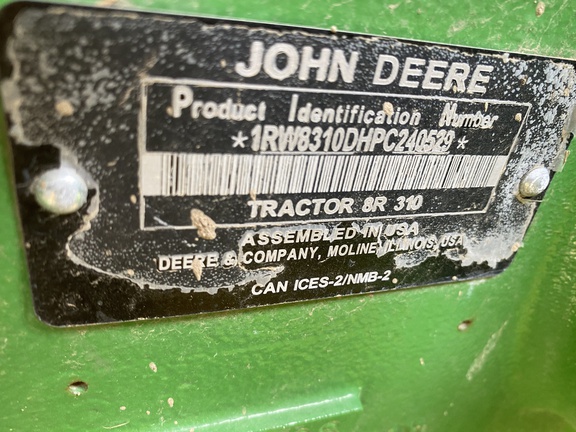 2024 John Deere 8R 310 Tractor