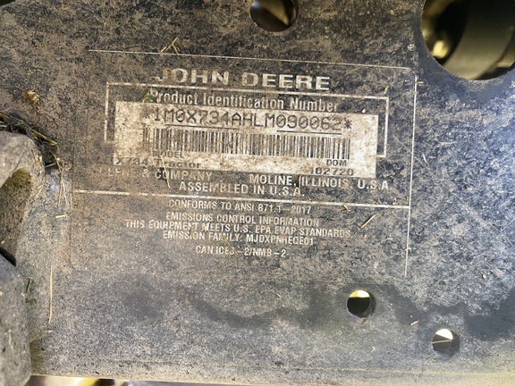 2021 John Deere X734 Garden Tractor