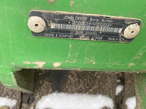 2022 John Deere 2680H Disk