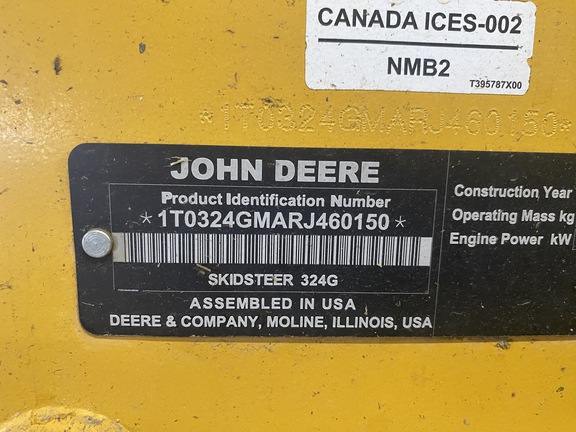 2024 John Deere 324G Skid Steer Loader
