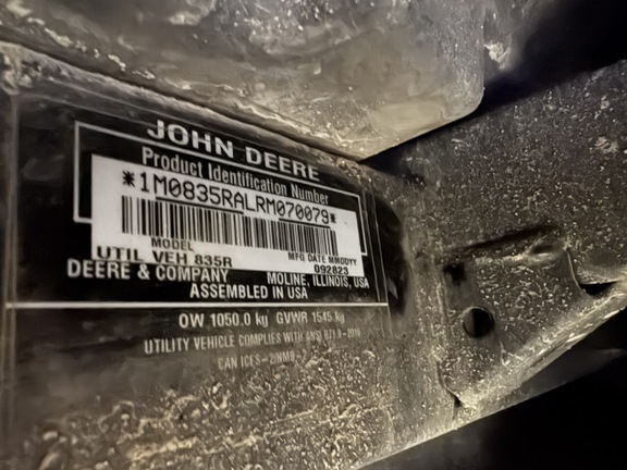 2024 John Deere XUV 835R ATV