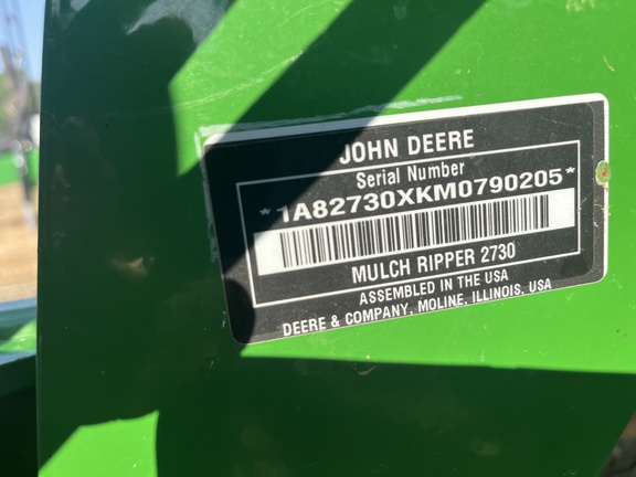 2021 John Deere 2730 Disk Ripper