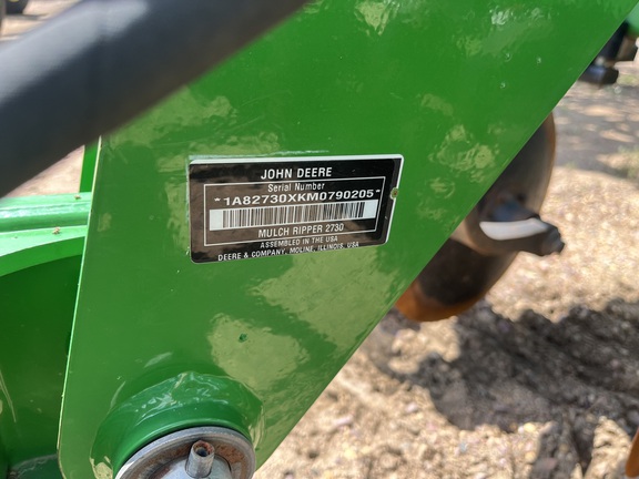 2021 John Deere 2730 Disk Ripper