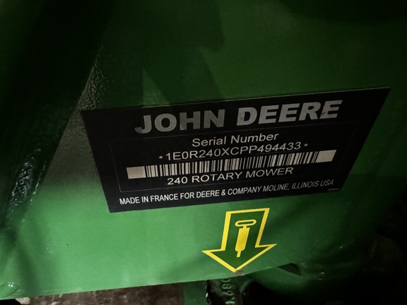 2023 John Deere R240 Mower