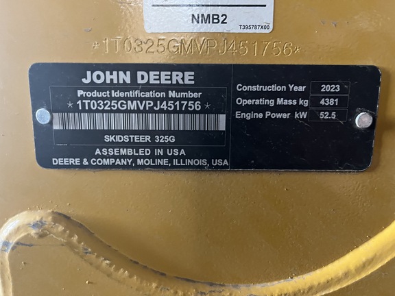 2023 John Deere 325G Compact Track Loader