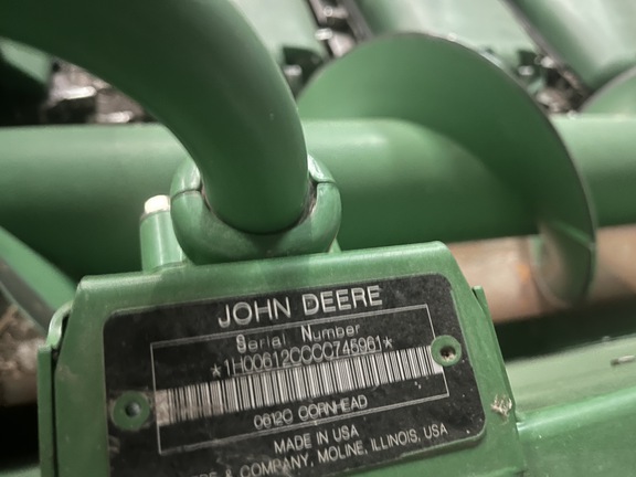 2012 John Deere 612C StalkMaster Header Corn Head