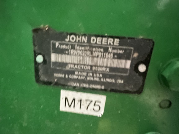 2021 John Deere 9620RX Tractor Rubber Track