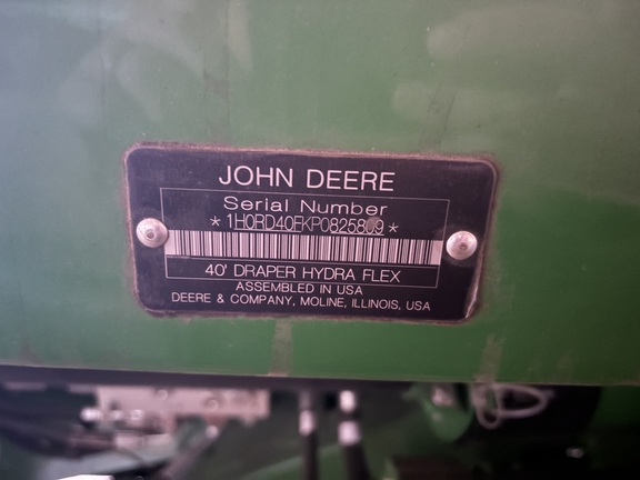 2023 John Deere RD40F Header Combine