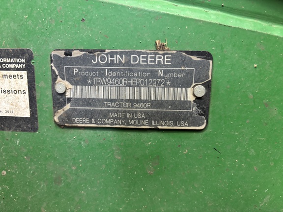 2014 John Deere 9460R Tractor 4WD