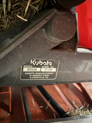 2015 Kubota ZD326 Mower/Zero Turn