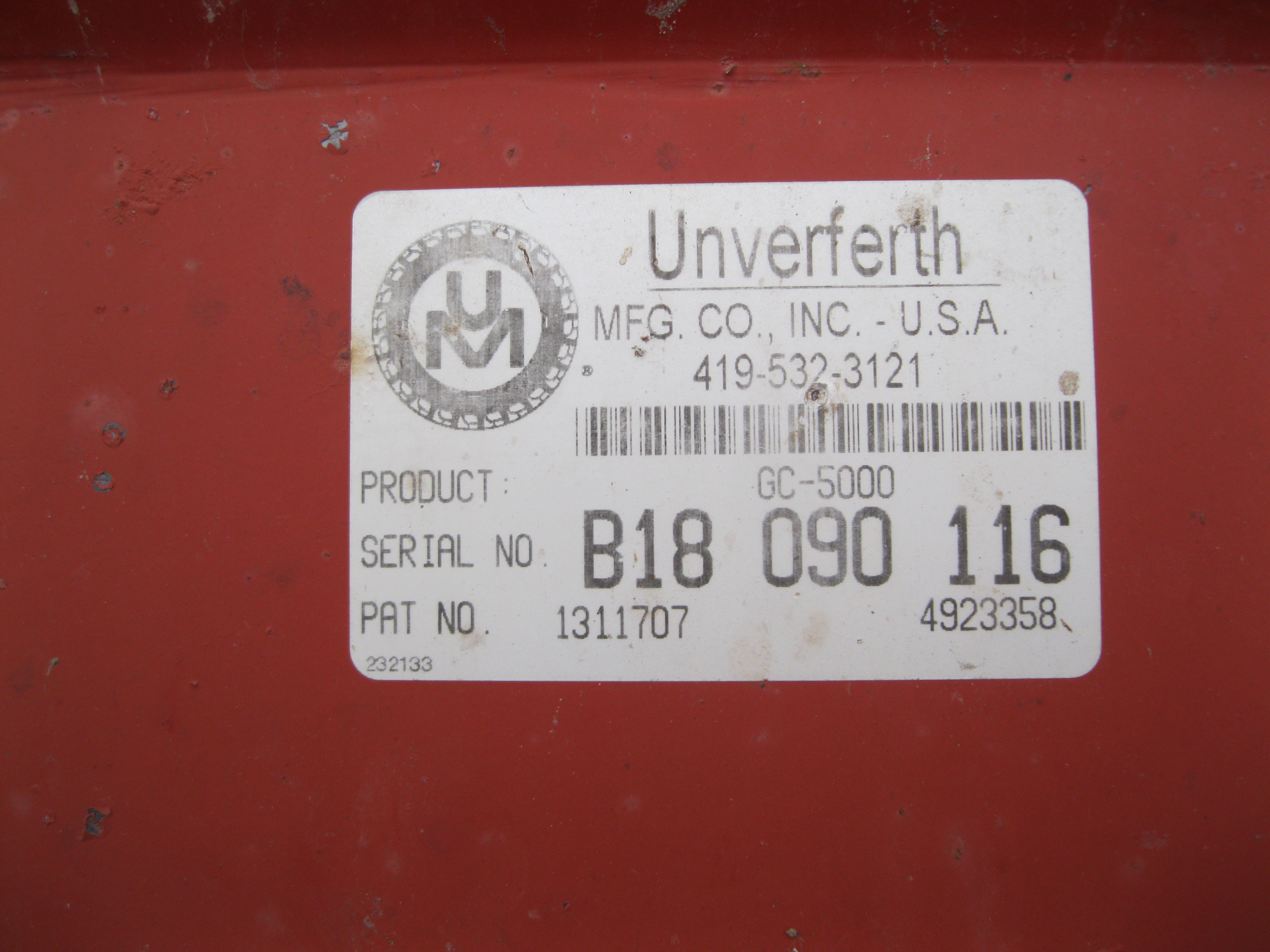 Unverferth 5000 Grain Cart