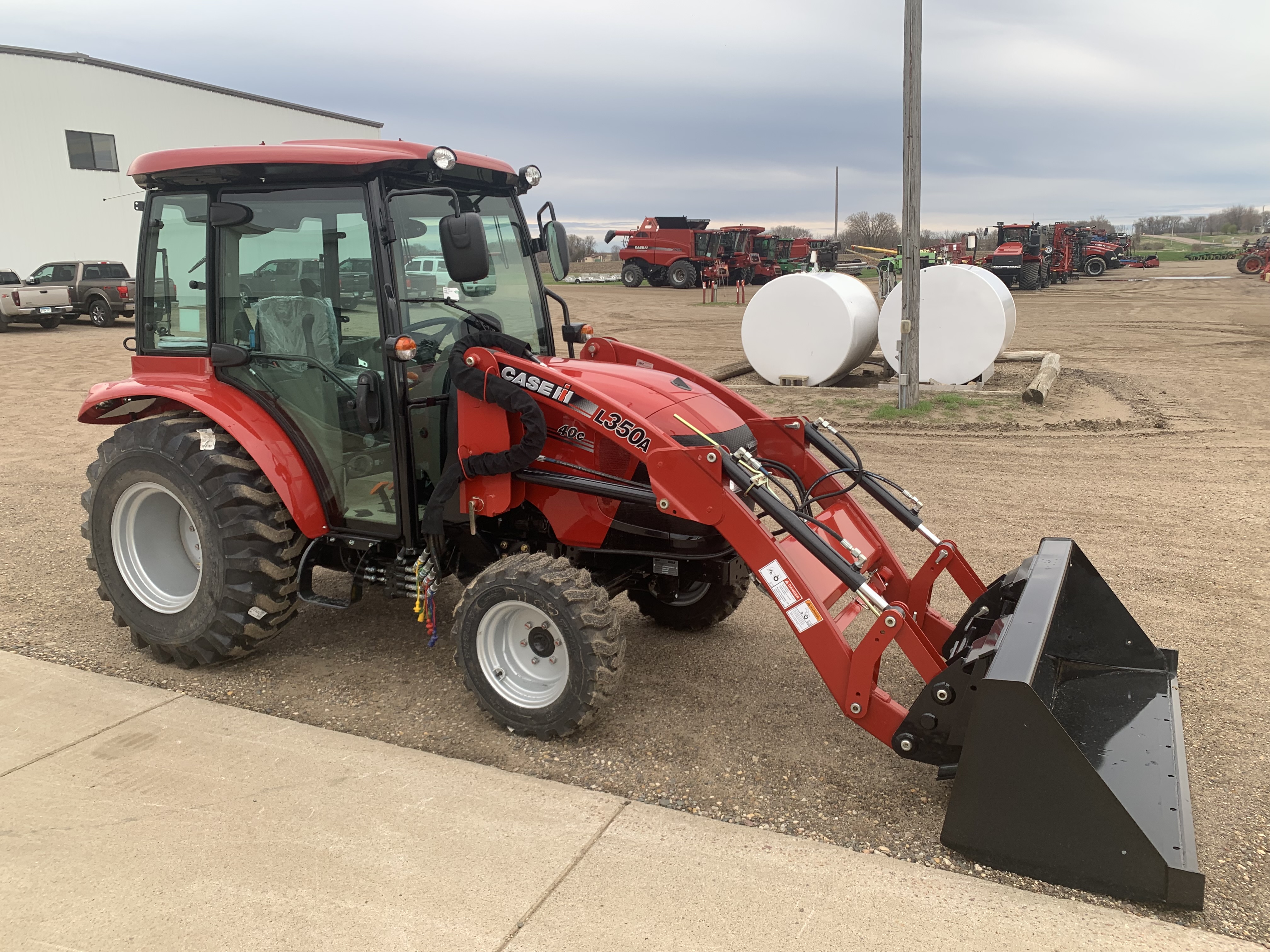 2024 Case IH FARMALL 40C SERIES II w/Cab & Ldr Tractor