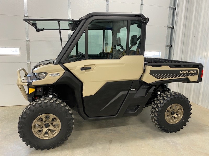 2024 Can-Am 2024 DEFENDER LTD CAB HD10 TAN/BLK SKU # 8JRH Utility Vehicle