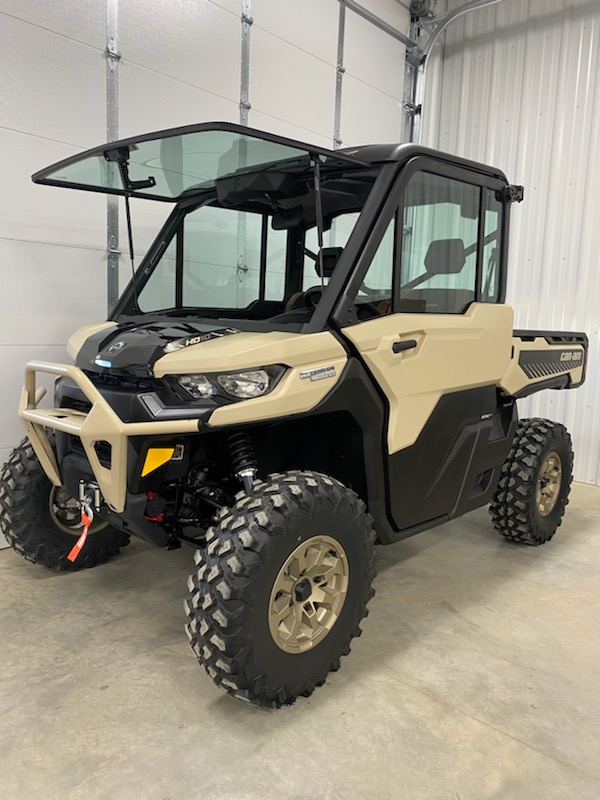 2024 Can-Am 2024 DEFENDER LTD CAB HD10 TAN/BLK SKU # 8JRH Utility Vehicle