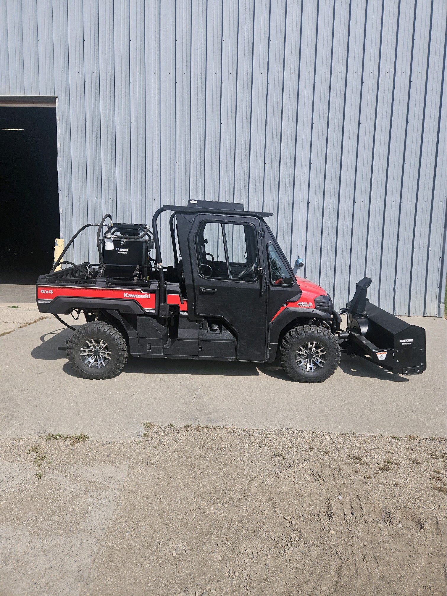 2022 Kawasaki 2022 MULE PRO-FX KAF820GNFNN W/ERSKINE SNOWBLOWER Utility Vehicle