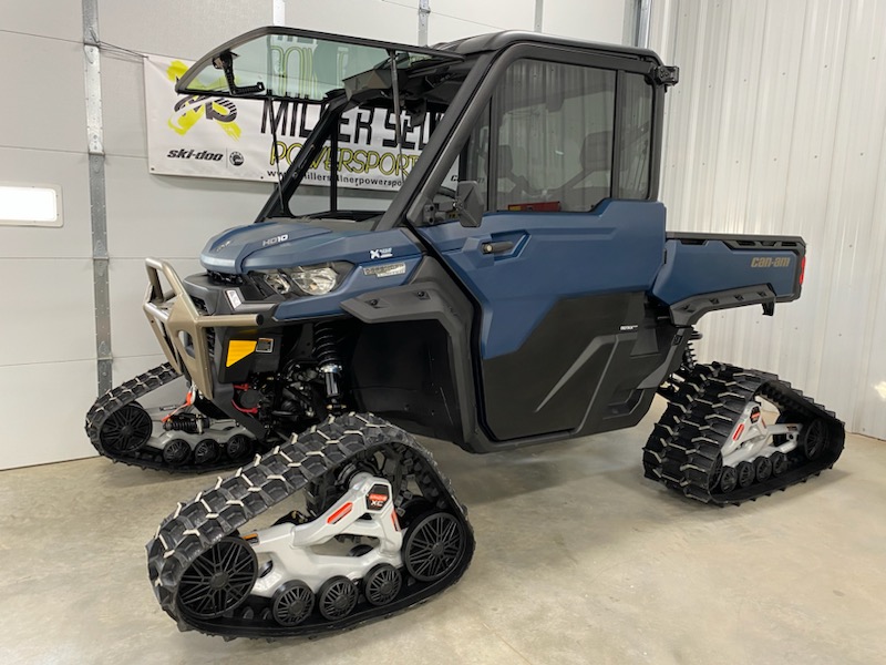 2025 Can-Am 2025 DEFENDER LTD CAB HD10 W/TRACKS NAVY SKU # 8JS Utility Vehicle