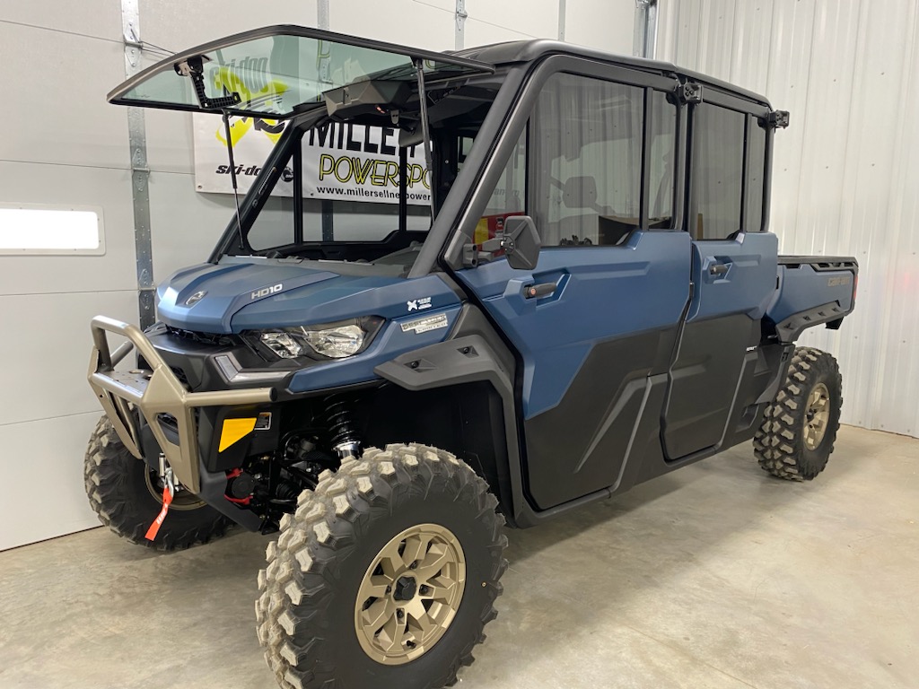 2025 Can-Am 2025 DEFENDER MAX LTD CAB HD10 NAVY SKU # 6MSD Utility Vehicle